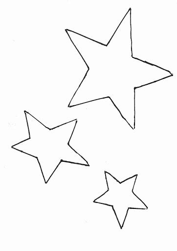 Moldes De Estrellas Gratis Para Descargar E Imprimir Stars Template