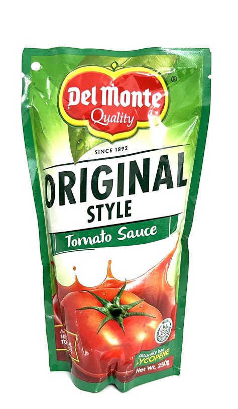 Del Monte Tomato Sauce Original Style G Bbe S R