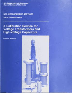 Fillable Online Nvlpubs Nist A Calibration Service For Voltage