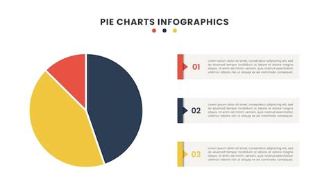 Premium Vector | Simple business pie chart infographic template design