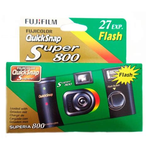 C Mara Desechable Fujifilm Quicksnap Super Con Flash