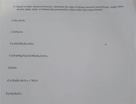 [Solved]: 3) Based on their chemical formulas, determin