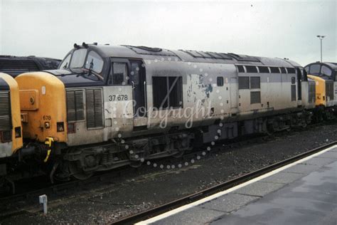 The Transport Treasury Class 37 Tduk1998 190 Uk Br Class 37 37678 At Didcot 11 04 1998