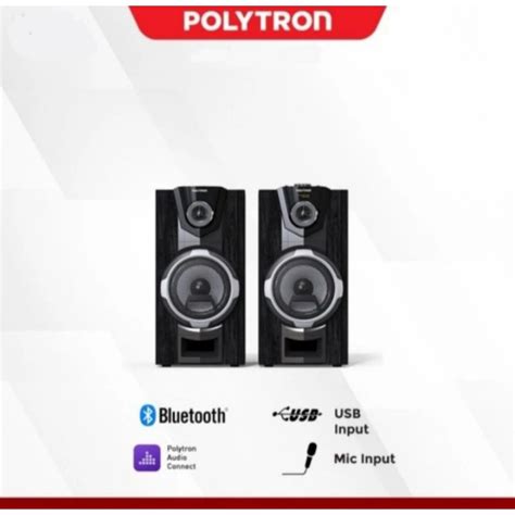 Jual Speaker Aktif Polytron Pas 8f12 Pas8f12 Usb Bluetooth Aux Mic