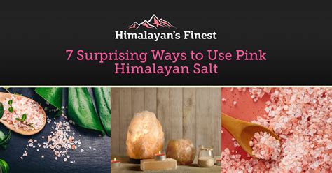 surprising ways   pink himalayan salt himalayans finest pink salt