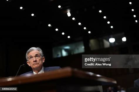 Federal Reserve Board Chairman Jerome Powell Speaks To Senate Hearing