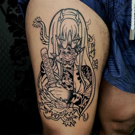 Tattoo Uploaded By Michelle Arru Zero Two First Session