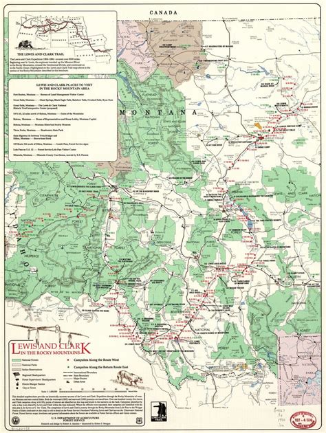 Lewis And Clark In The Rocky Mountains