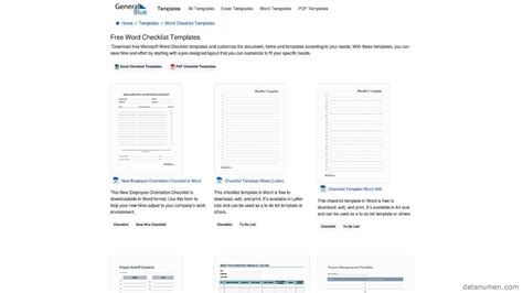 Los Mejores Sitios De Plantillas De Listas De Verificaci N De Word