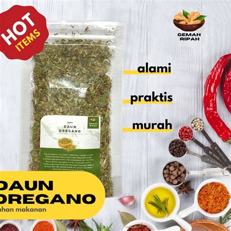 Jual Bumbu Rempah Daun Oregano Dried Leaves Kering Bahan Makanan Pokok