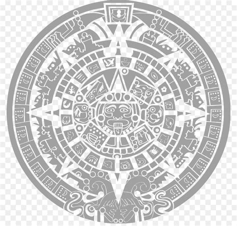 Aztec Calendar Vector File At Collection Of Aztec