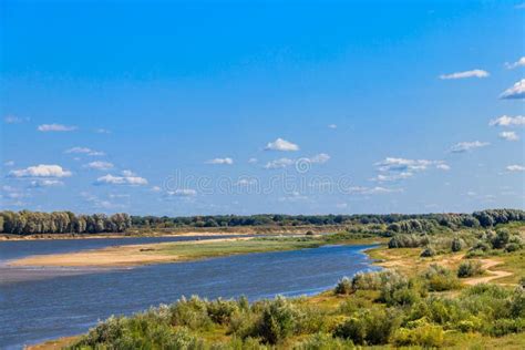 View of Oka River in Russia Stock Image - Image of scenic, journey ...