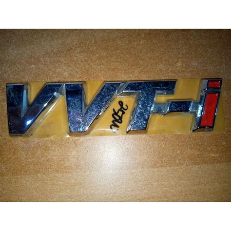 Jual Emblem Logo Tulisan VVTi Kecil Sisi Samping Toyota Vios ETVV1