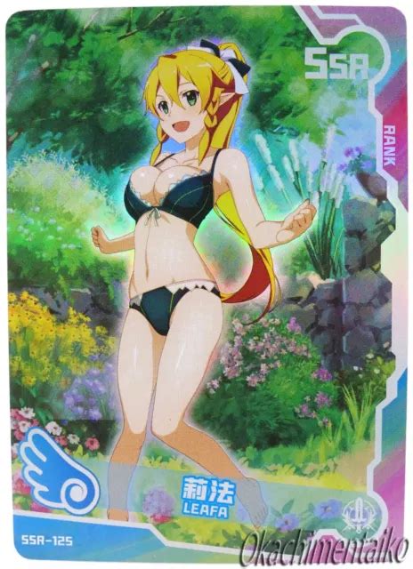 CARD CARTE ANIME Girl Waifu Manga Doujin Foil Limited Mint SSR 106 EUR