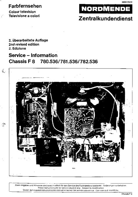 Nordmende Chassis F 8 Sch Service Manual Download Schematics Eeprom