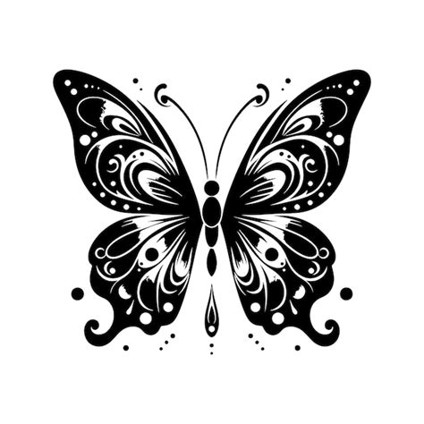 Premium Vector Butterfly Silhouette Illustration Vector