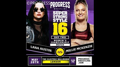 Lana Austin C Vs Millie Mckenzie Progress Women S Title Chapter