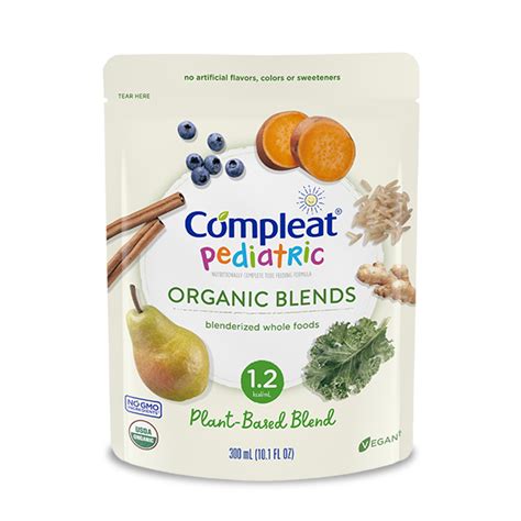 Compleat Pediatric Organic Blends Plant Based Blend Compleat