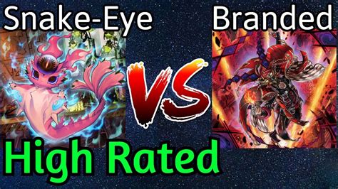 Snake Eye Vs Branded Despia High Rated Db Yu Gi Oh Youtube