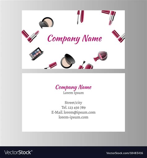 Makeup Artist Visiting Card Matter Makeupview Co