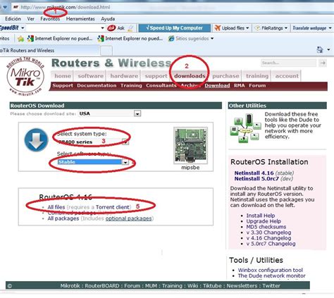 Configurar Mikrotik Wireless Actualizacion De Routeros Y Firmware