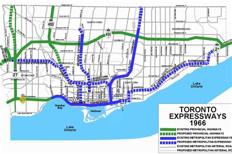 Toronto Highways Map Map Of Toronto Highways Canada