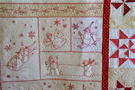 Lucie S Winter Wonderland Quilt Is Finished The Pattern Is By