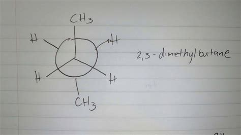 Solved 1 Draw Most Stable Newman Projection Of 2 3 Dimethyl Butane