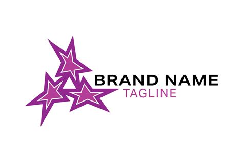 Three Stars Logo Masterbundles