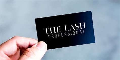 Eyelash Extension Business Cards Get Into The Lash Brand Game The