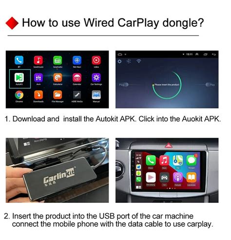 Carlinkit Wired Wireless Carplay Android Auto Dongle Auto Connect For