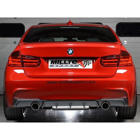 Ligne Echappement Inox MILLTEK BMW 320i F30 Look 340i SupRcars