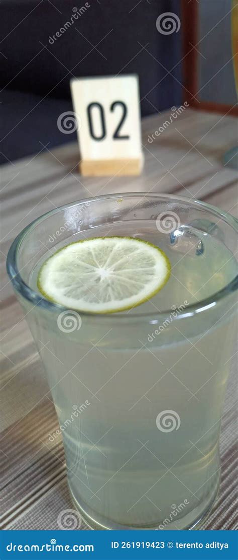 The Hot Lemon Drink Can Be Your Power In Everyday Stock Image Image Of Bottle Dish 261919423