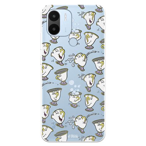 Capa Para Xiaomi Redmi A1 Silhuetas Oficiais Disney Chip Potts A Bela