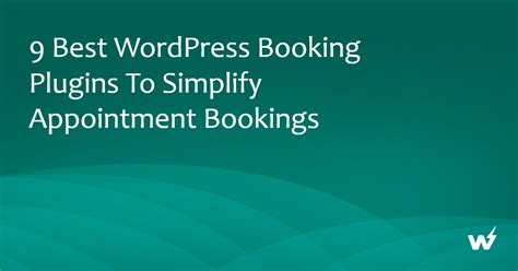 9 Best WordPress Booking Plugins To Simplify Appointment Bookings InstaWP