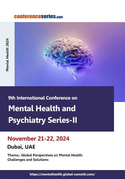 9th International Conference On Mental Health And Psychiatry Series II