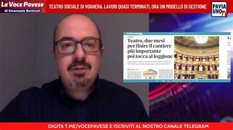 La Voce Pavese Teatro Sociale Di Voghera Lavori Quasi Terminati Ora