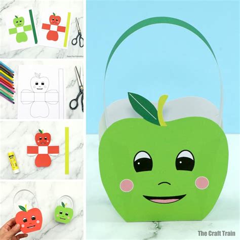 Apple basket craft - The Craft Train