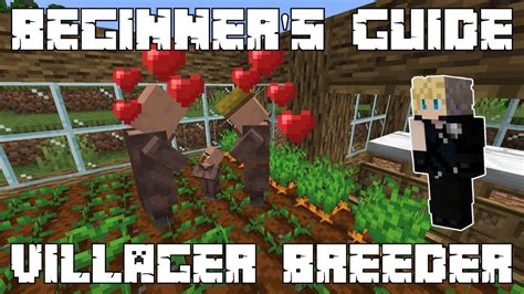 Minecraft Beginner S Guide Easy Villager Breeder YouTube