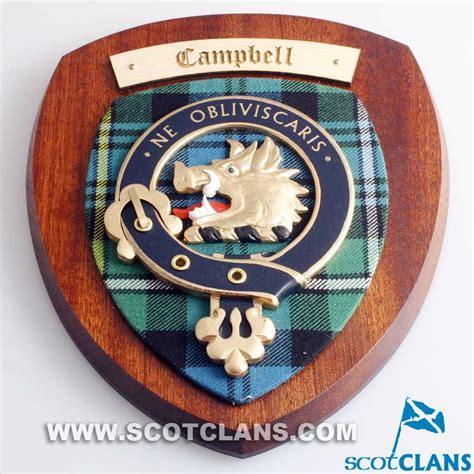 Campbell Clan Crest Wall Plaque Clan Campbell Products Pinterest