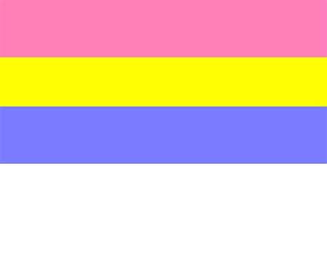 Pansexual Pride Flag Pixel Art