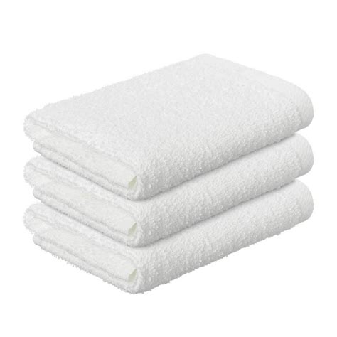 12×18 Premium Velour Fingertip Towels White Fringed Per Dozen