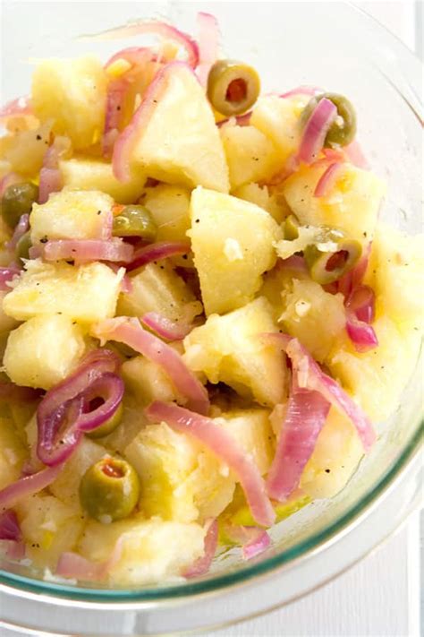 Yuca En Escabeche Puerto Rican Pickled Yuca Salad Kitchen Gidget