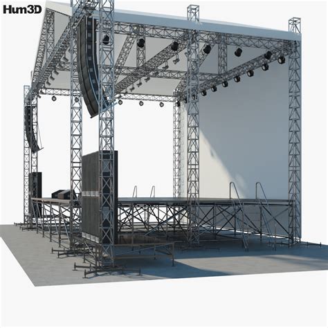 Palco De Concerto Modelo D Arquitectura No Hum D