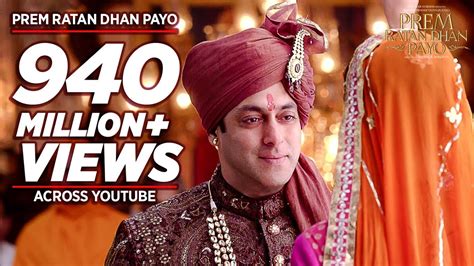 Prem Ratan Dhan Payo Title Song Full Video Salman Khan Sonam