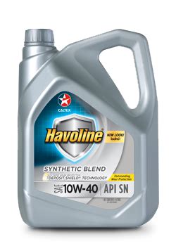 Havoline Synthetic Blend Sae W Caltex Australia