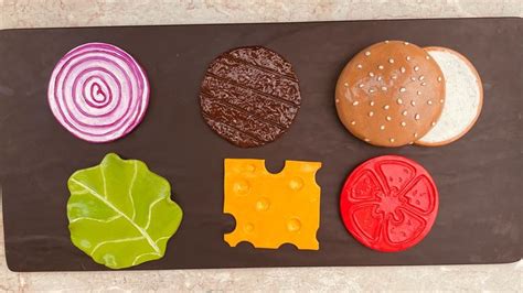 Unique Coaster Set Cheeseburger Coaster Set Of 6 Coasters Unique