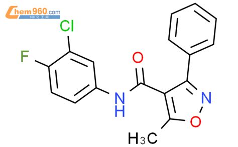 N Chloro Fluorophenyl Methyl Phenyl Oxazole