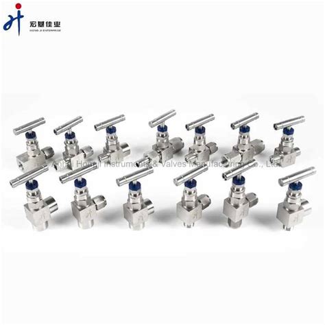 Stainless Steel Angle Flow Pattern Needle Valve Swagelok Same Type