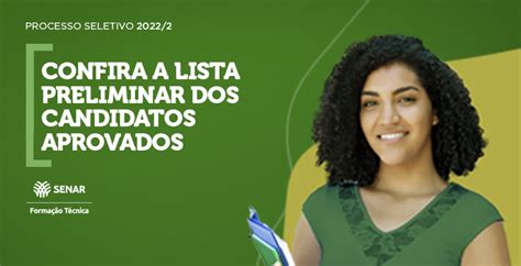 Resultado Preliminar Dos Candidatos Aprovados Para Os Cursos T Cnicos